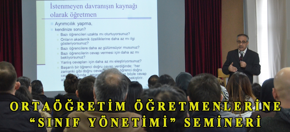 Ortaöğretim öğretmenlerine 