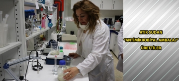 Atık sudan "antimikrobiyal ambalaj" ürettiler