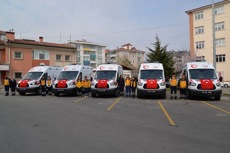 4X4 Araçlar İlçelerin 112 Sağlık Merkezlerine Teslim Edildi