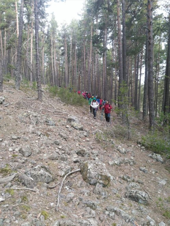 Bolu'da doğa yürüyüşü yapıldı
