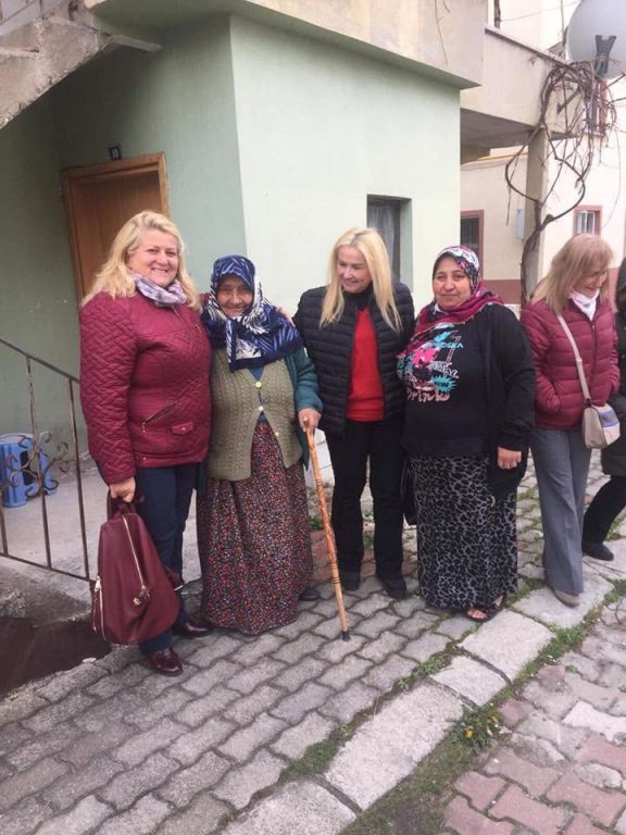 CHP'li kadınlar teşekkür ziyaretlerinde