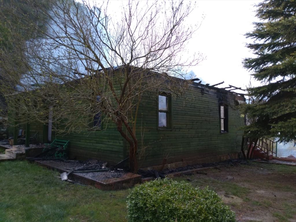 Sünnet Gölü Tabiat Parkı'nda yangın