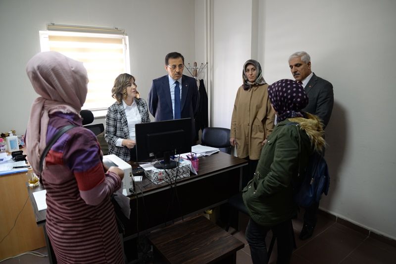 VALİ AHMET ÜMİT, AİLE, ÇALIŞMA VE SOSYAL HİZMETLER İL MÜDÜRLÜĞÜ'NÜ ZİYARET ETTİ