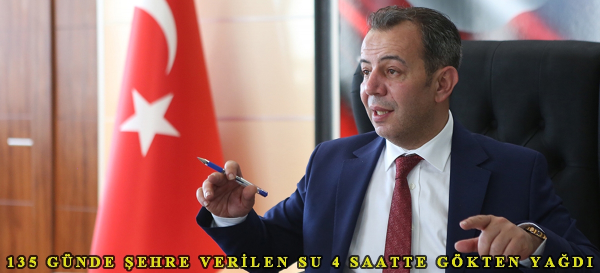 135 günde şehre verilen su 4 saatte gökten yağdı