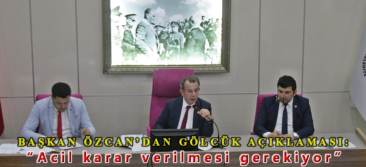 Başkan Özcan'dan Gölcük açıklaması: 