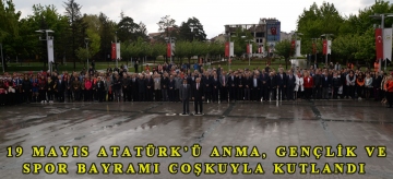 19 Mayıs Atatürk'ü Anma, Gençlik ve Spor Bayramı coşkuyla kutlandı