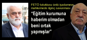 "Haberim olmadan beni ortak yapmışlar"