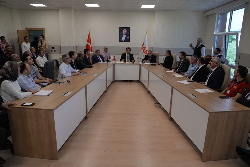 Bolu'da Hazırlıksız Deprem Tatbikatı