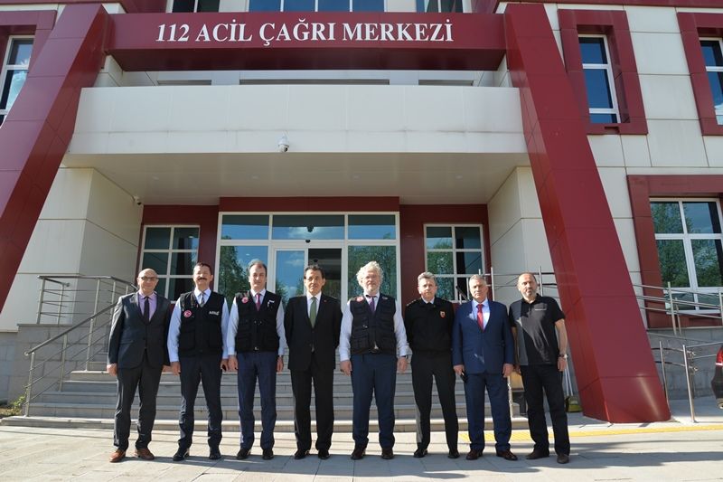 Bolu'da Hazırlıksız Deprem Tatbikatı