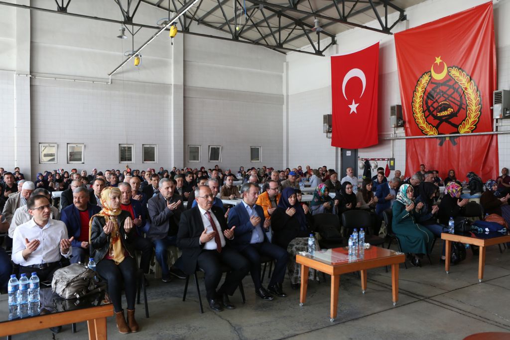 Şehit itfaiyeciler için mevlid-i şerif okutuldu