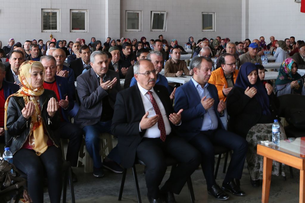 Şehit itfaiyeciler için mevlid-i şerif okutuldu