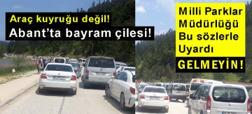 Abant'ta bayram eziyeti