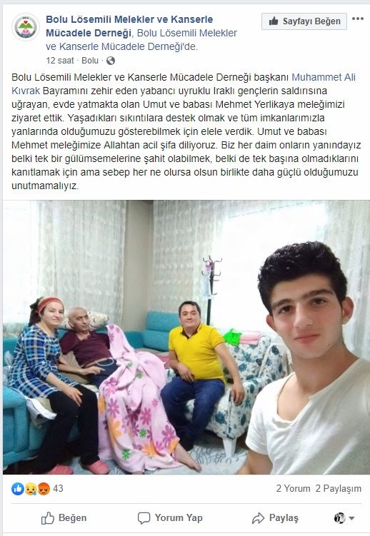 Bıçaklanan gencin babası Lösemi hastası