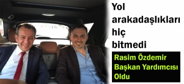Özdemir başkan yardımcısı oldu