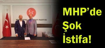 MHP'de şok istifa
