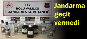 Jandarma geçit vermedi