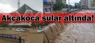 Akçakoca sular altında