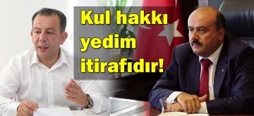 Kul hakkı yedim itirafıdır