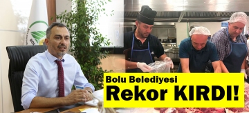 Bolu belediyesi rekor kırdı