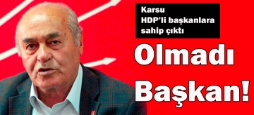 Karsu HDP'li başkanlara sahip çıktı