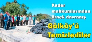 Gölköy'ü temizlediler 