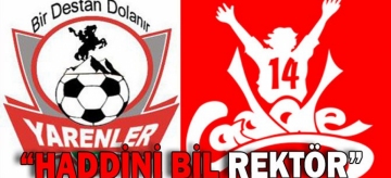 Bolusporlu taraftarlardan rektöre "Haddini bil rektör"