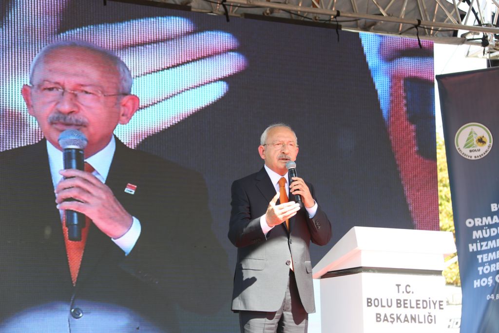 CHP Lideri Kılıçdaroğlu  Bolu'da