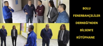 BOLU FENERBAHÇELİLER DERNEĞİ'NDEN BİLSEM'E KÜTÜPHANE
