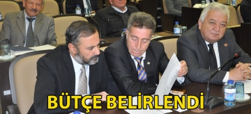 BÜTÇE BELİRLENDİ