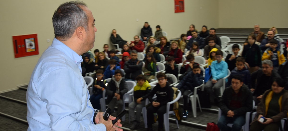 BOLU BİLSEM'DE BİLİM SÖYLEŞİSİ