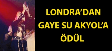 Londra'dan Gaye Su Akyol'a ödül