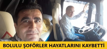 BOLULU 2 SÜRÜCÜ KAZADA CAN VERDİ