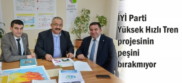 İYİ Parti Yüksek Hızlı Tren projesinin peşini bırakmıyor