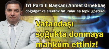 Vatandaşı soğukta donmaya mahkûm ettiniz