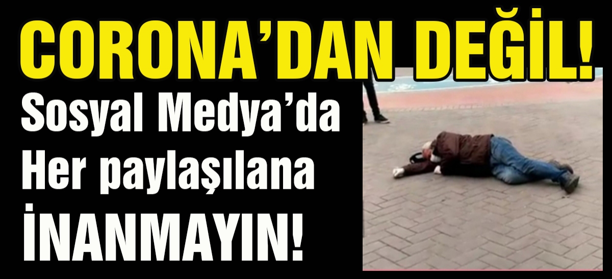 Caddenin ortasında yere yığıldı…