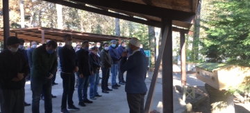 Dualarla uğurlandı