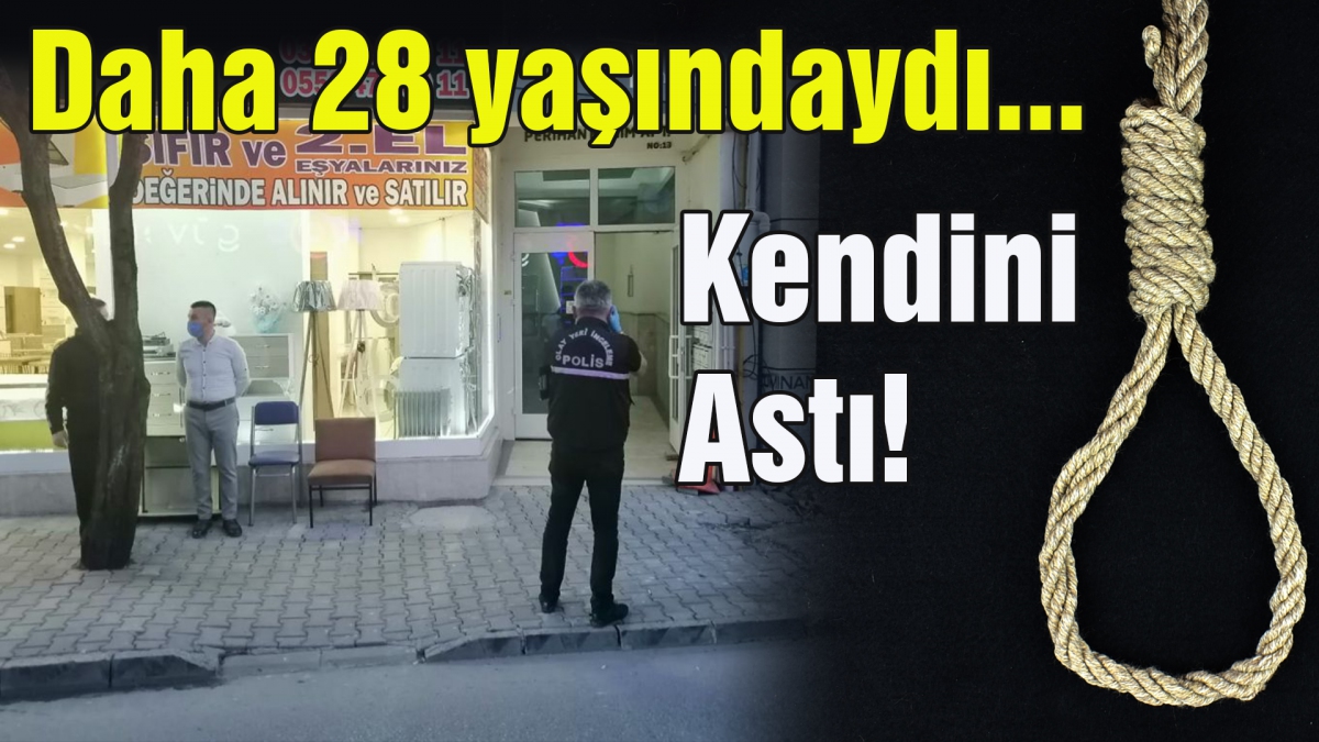 Genç kız kendini astı!