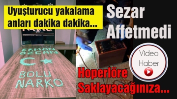Hapları hoparlör içine saklamışlar