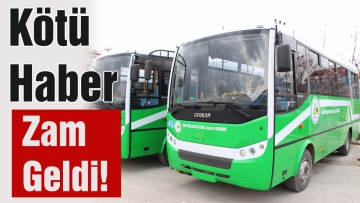 Otobüs biletlerine zam geldi