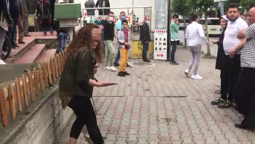 Caddenin ortasına yatırıverdiler