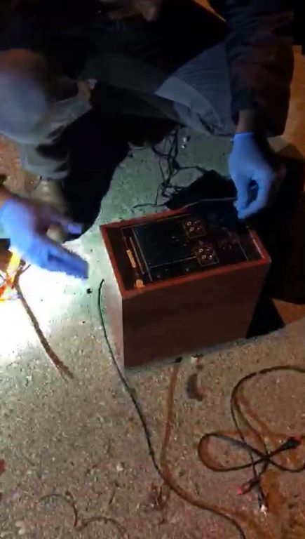 Hapları hoparlör içine saklamışlar