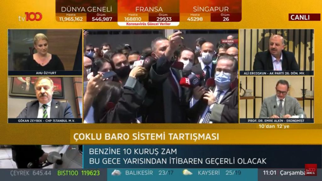 Ulusal kanallar Ercoşkun'un peşinden koşuyor