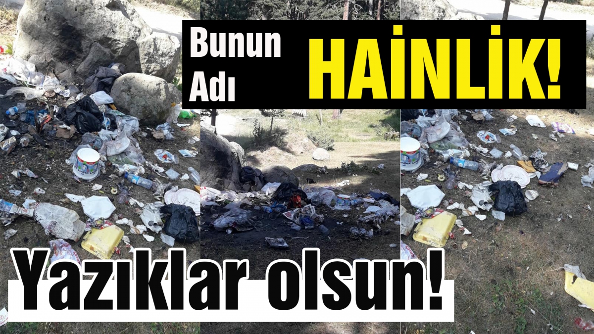 Çöp görüntüleri bu kadarda olmaz dedirtti