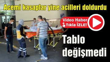 Acemi kasaplar yine acilleri doldurdu