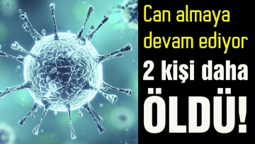 Korona virüs 2 can daha aldı