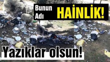 Çöp görüntüleri bu kadarda olmaz dedirtti