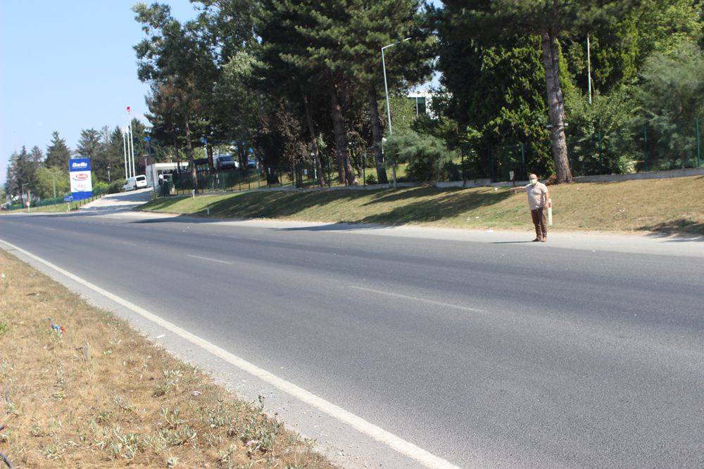 D-100 Karayolu az daha trafiğe kapatılıyordu