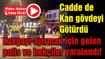 Cadde'de kan gövdeyi götürdü