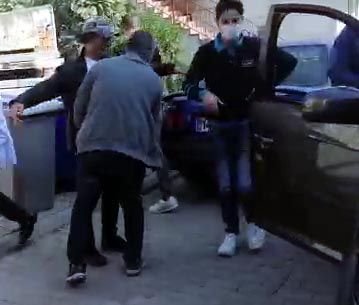 Hırsızı vatandaş yakaladı