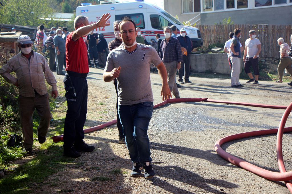 Kuzfındık Köyü yandı
